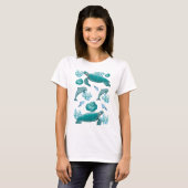 Stay Salty Tee | 海の雰囲気デザイン Tシャツ (正面フル)