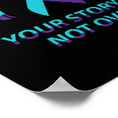 Stay Semicolon自殺認識度メンタルヘルス ポスター (角)