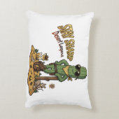 Stay Sharp Desert Legend Cowboy Cactus Illustratio アクセントクッション (裏面(縦))