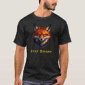 Stay Sharp Fox Graphic T-Shirt Tシャツ (正面)