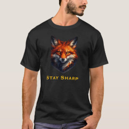 Stay Sharp Fox Graphic T-Shirt Tシャツ