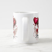 Stay Single & Happy ジャンボコーヒーマグカップ (裏面)