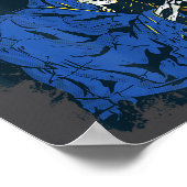 Stay Sitive Skeleton Halloween Grim Reaper Motivat ポスター (角)