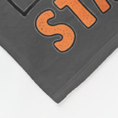 Stay Sitive Skeleton Halloween Motivational Funny  フリースブランケット (角)