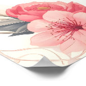 Stay Soft Inspirational Quote Typography ポスター (角)