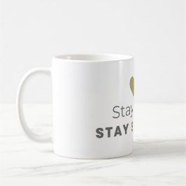Stay Soft Stay Strong Minimal Motivational Mug コーヒーマグカップ