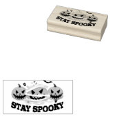 Stay Spooky ラバースタンプ (押印)