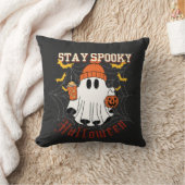 Stay Spooky Ghost Halloween  クッション (ブランケット)