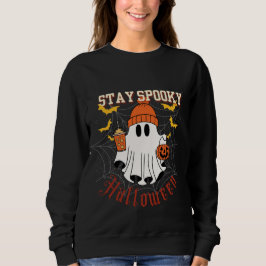 Stay Spooky Ghost Halloween  スウェットシャツ