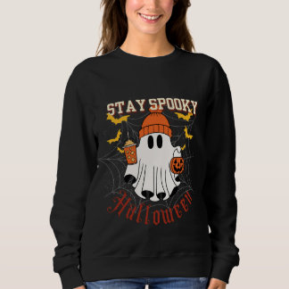 Stay Spooky Ghost Halloween  スウェットシャツ