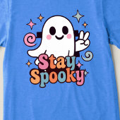 Stay Spooky Groovy Ghost Retro Pastel Halloween トライブレンドＴシャツ