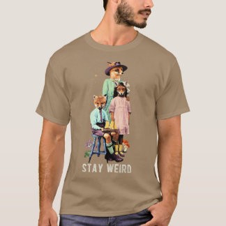 Stay Statementプレミアム付き風変わりFo家族 Tシャツ