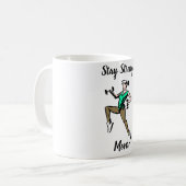 Stay Strong オリジナルTシャツ |  コーヒーマグカップ (正面左)