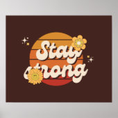 Stay Strong Always – Daily Motivation Wall ポスター (正面)