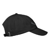 Stay Strong Classic Black Awareness Streetwear-Hat 刺繍入りキャップ (右)