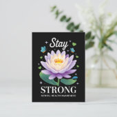 Stay Strong – Mental Health Awareness Wellness Sup ポストカード (スタンド正面)