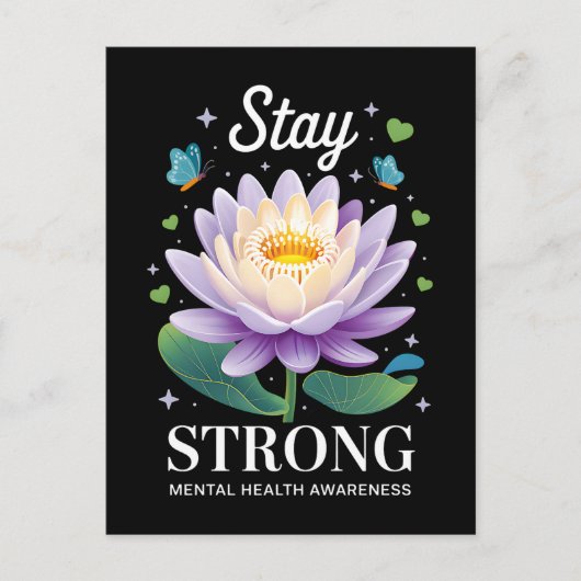 Stay Strong – Mental Health Awareness Wellness Sup ポストカード (正面)