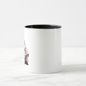 Stay Strong Mountain Hoodie – Minimal Geometric Il マグカップ (中央)