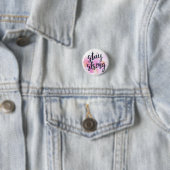 Stay strong Pin button —Inspirational Quotes Patch 缶バッジ (インサイチュ)