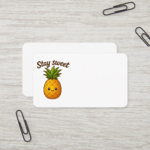 Stay Sweet - Cute Pineapple 名刺