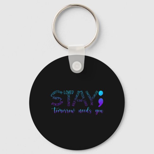 Stay Tomorrow Needs You キーホルダー (正面)