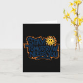 Stay Tomorrow Needs You, Suicide Awareness Mental  カード (黄色い花)