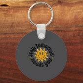 Stay Tomorrow Needs You, Suicide Awareness Mental  キーホルダー (正面)