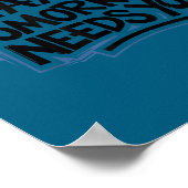 Stay Tomorrow Needs You, Suicide Awareness Mental  ポスター (角)