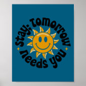 Stay Tomorrow Needs You, Suicide Awareness Mental  ポスター (正面)