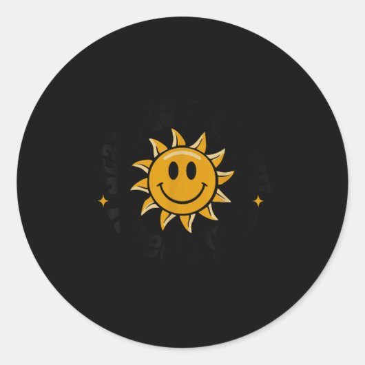 Stay Tomorrow Needs You, Suicide Awareness Mental ラウンドシール (正面)