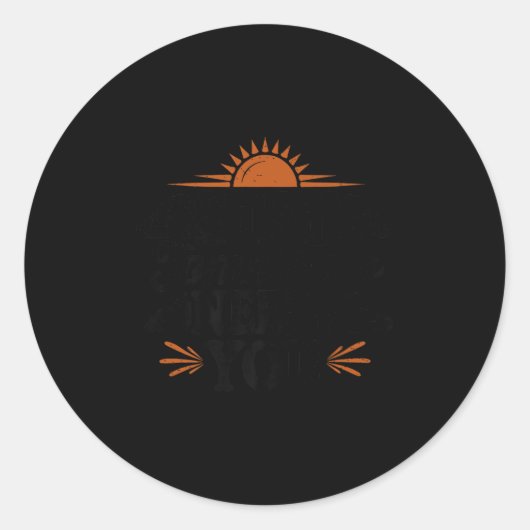 Stay Tomorrow Needs You, Suicide Awareness Mental ラウンドシール (正面)