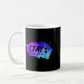 Stay Tomorrow Needs You Suicide Prevention Awarene コーヒーマグカップ (左)
