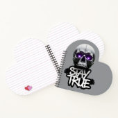 Stay Trueスカルノートブック ノートブック (内部)