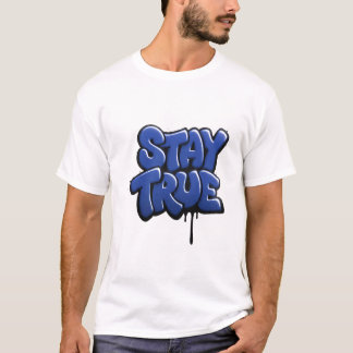 Stay True GraffitiストリートウェアグラフィックTシャツDesi Tシャツ