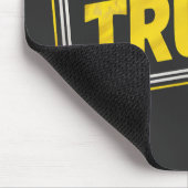 Stay True - Motivation Jaune vibrant マウスパッド (コーナー)