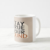 Stay True To Your Sound オプション2 コーヒーマグカップ (正面右)
