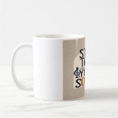 Stay True To Your Sound オプション2 コーヒーマグカップ (左)