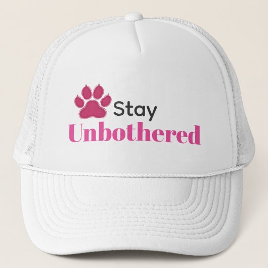 "Stay Unbothered" パフォーマンスキャップ キャップ (正面)