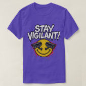 STAY VIGILANT - BSQS Tシャツ (デザイン正面)