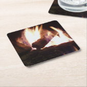Stay Warm ALL Winter Coaster Set スクエアペーパーコースター (アングル)
