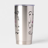 Stay Weird Darling 保温保冷タンブラー (左面)