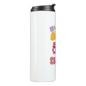 Stay Weird Floral Thermal Tumbler タンブラー (回転左)