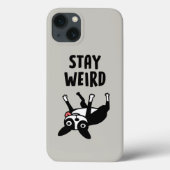 Stay Weird Funny Boston Terrier Dog Case-Mate iPhoneケース (裏面)