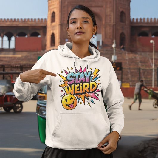 Stay Weird Pop Art Burst Tシャツ