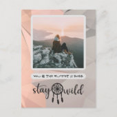 Stay Wild Bohoフォトポストカード ポストカード (正面)