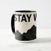 Stay Wild – Bold, Free‑Spirited Phrase  マグカップ (正面左)