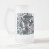 Stay Wild Cowgirl Frosted Mug フロストグラスビールジョッキ (左)