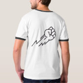 Stay wild Dream Big work hard | Men’s  Crew Neck Tシャツ (裏面フル)