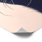 Stay Wild, Flower Child Catフローラマットポスター ポスター (角)