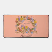 Stay Wild flowerchild! デスクマット (正面)